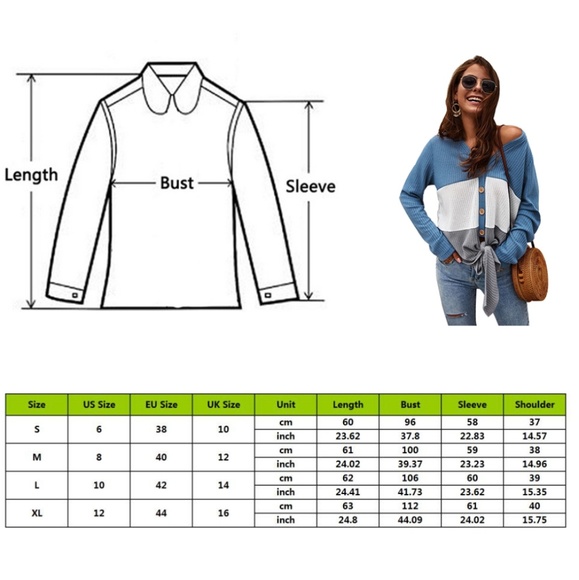 🌺YELLOW Tie Front Knit Cardigan🌺 - Picture 7 of 7